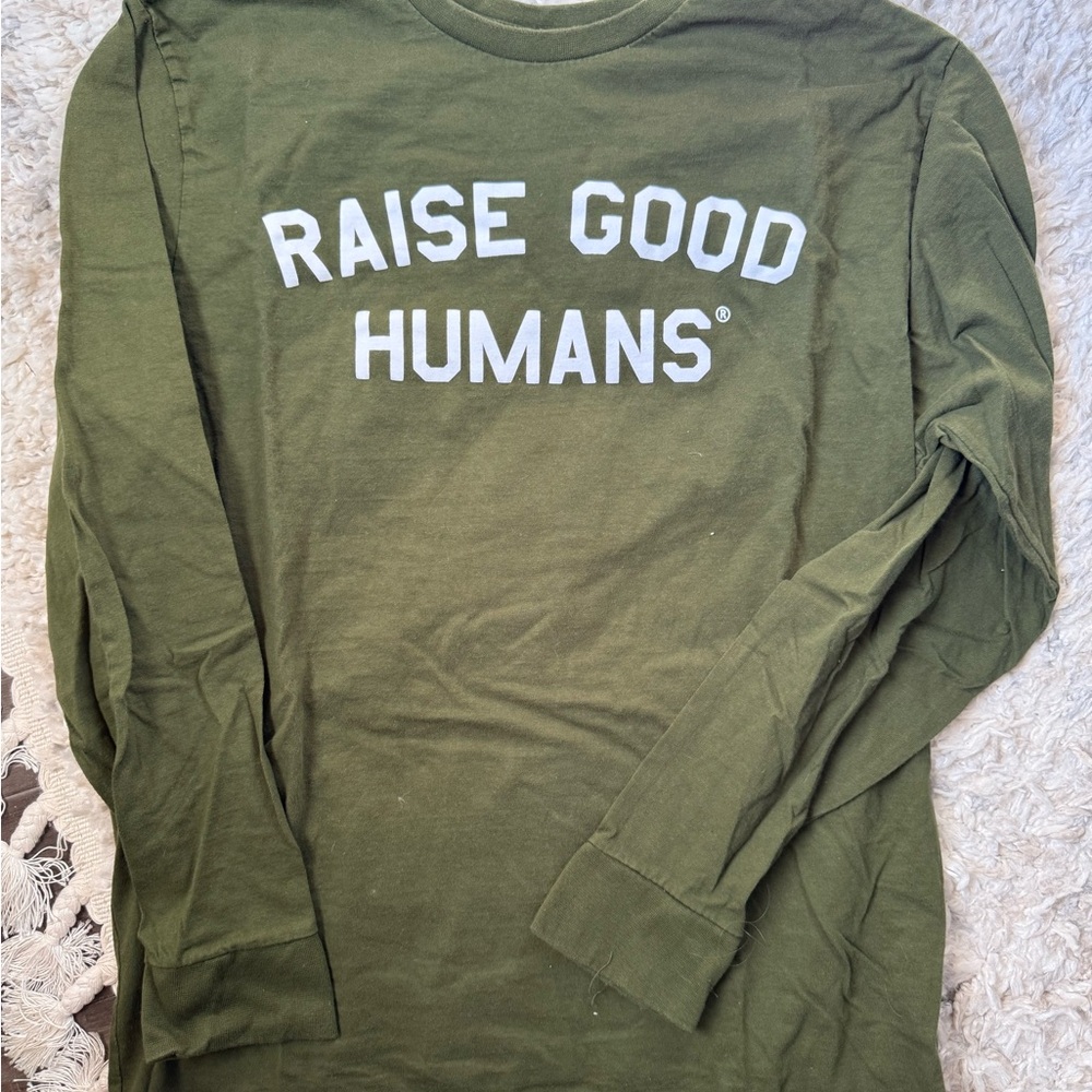Mom Culture Raise Good Humans Long Sleeve